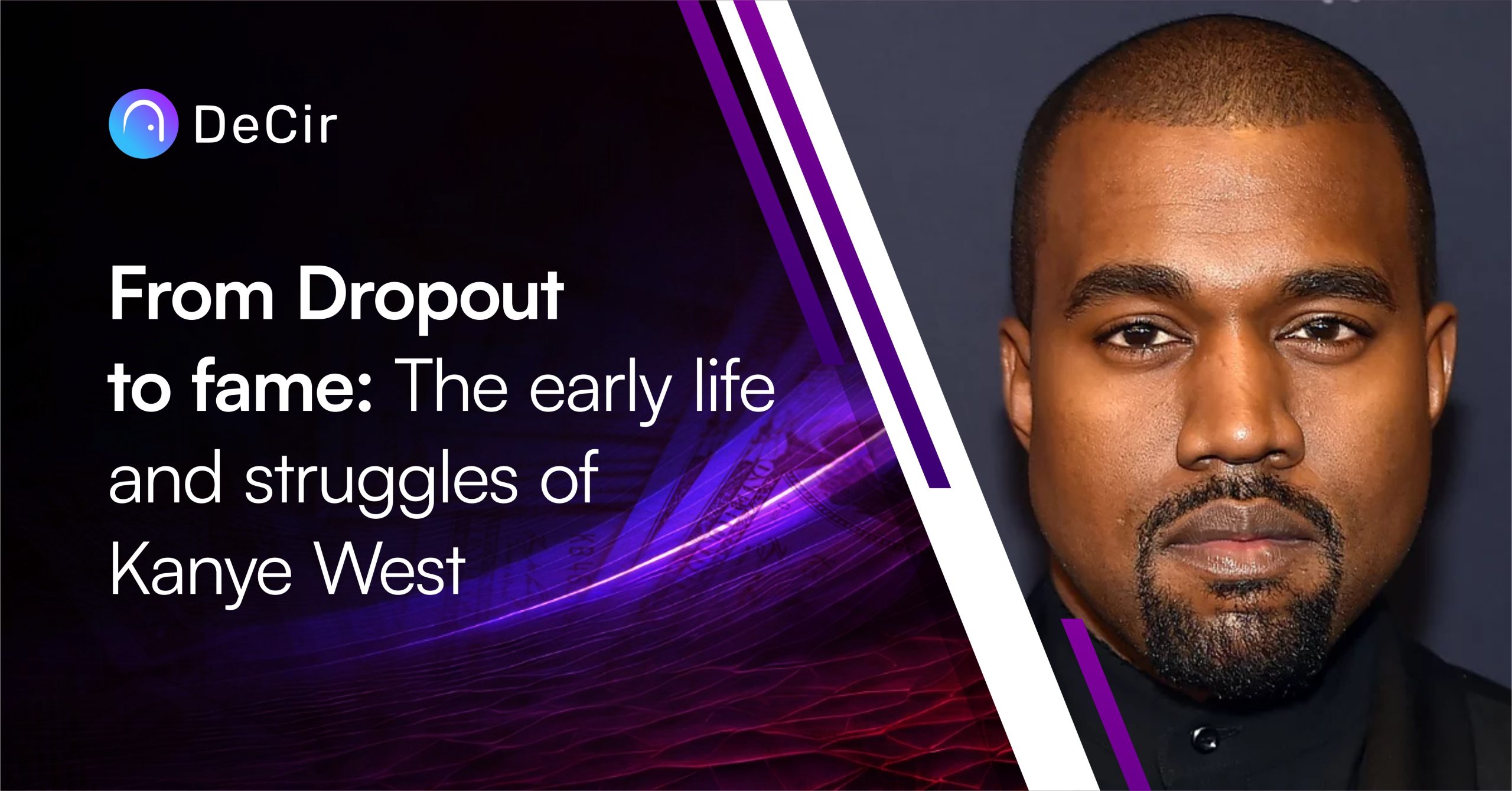 From dropout to fame: The Life and Struggles of Kanye West